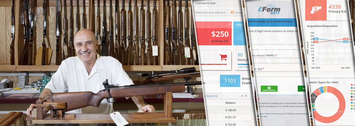 FFL Compliant Bound Book Software For Shooting Ranges And Gun Stores